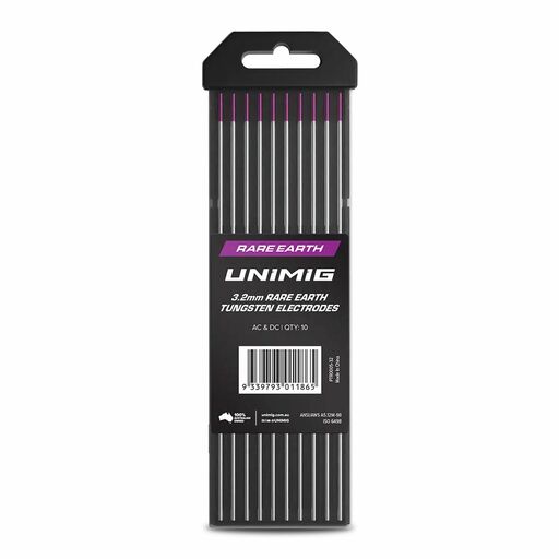 UNIMIG PTR0005-32 10-Pack 3.2mm Rare Earth TIG Tungsten Electrode – image 2