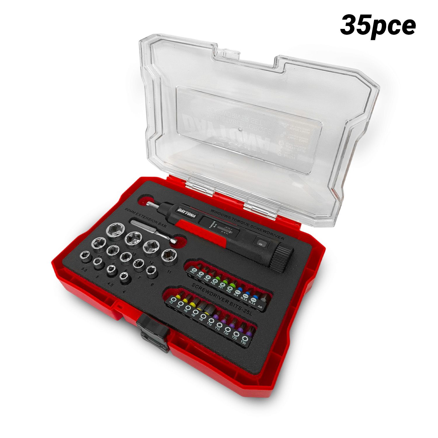 Daytona D14TS35 35pce Adjustable Torque Screwdriver Set – image 1