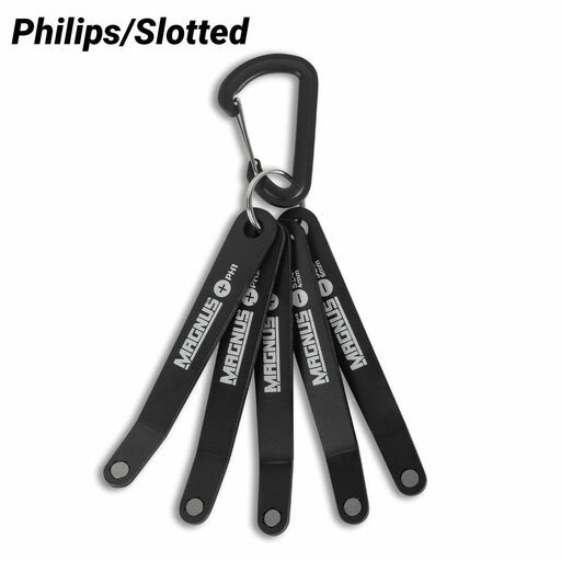 MAGNUS MLPPS5 5pce Phillips & Slotted Ultra Low Profile Screwdriver Set