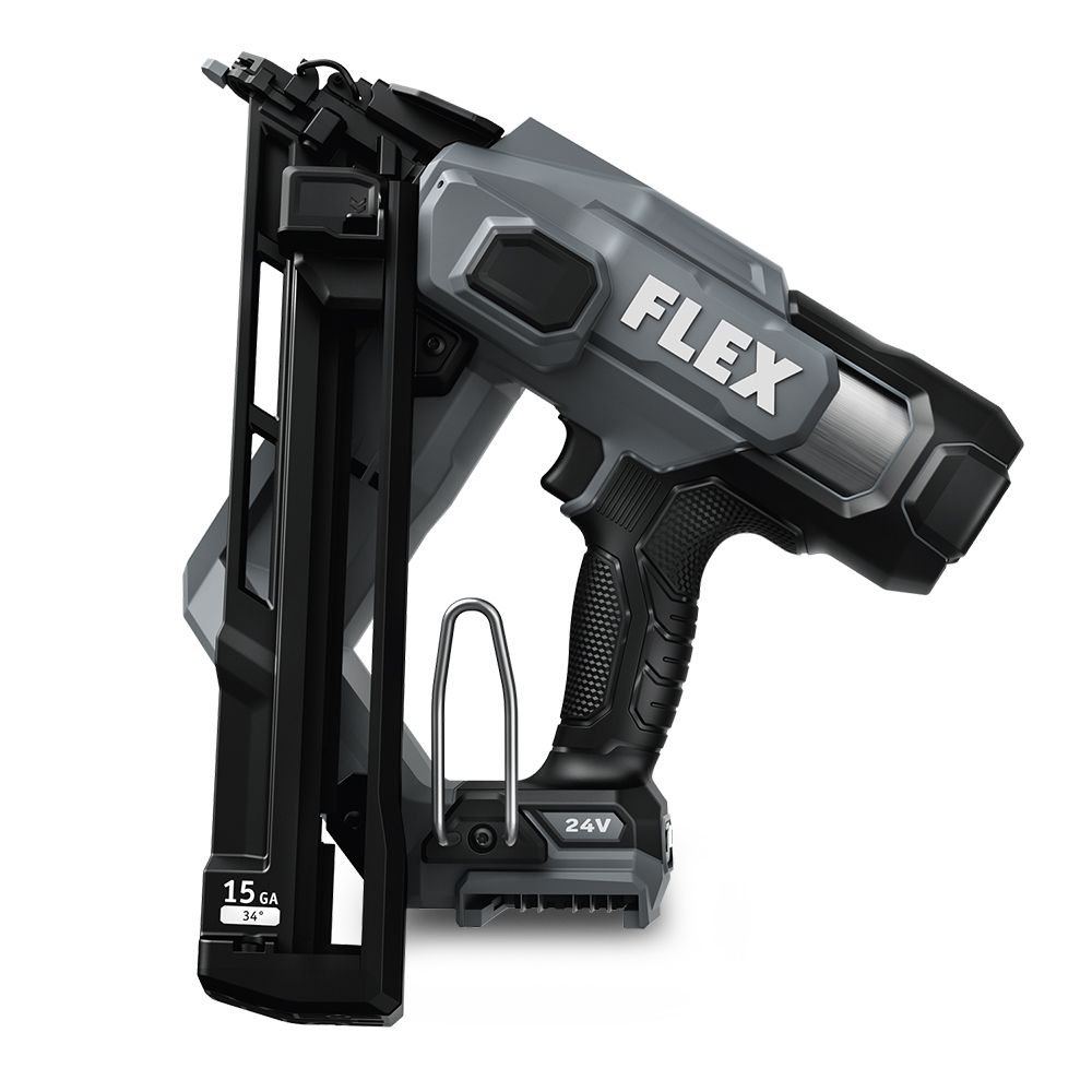 FLEX FXMA213-2FA 24V 3.5Ah Li-ion Cordless 2-in-1 30º Framing & 15Ga Angled Finish Nailer Combo Kit – image 5