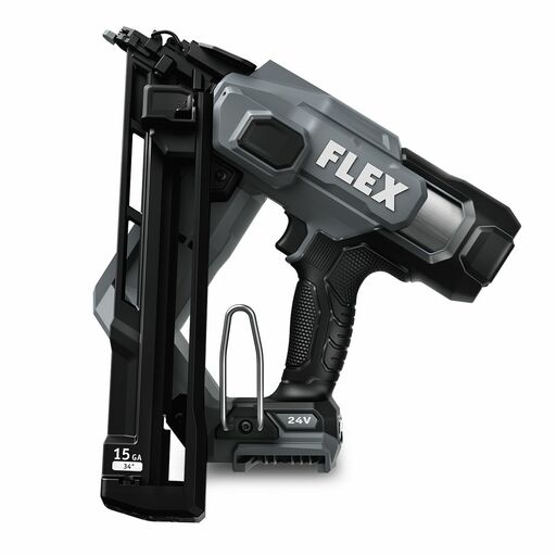 FLEX FXMA213-2FA 24V 3.5Ah Li-ion Cordless 2-in-1 30º Framing & 15Ga Angled Finish Nailer Combo Kit – image 5