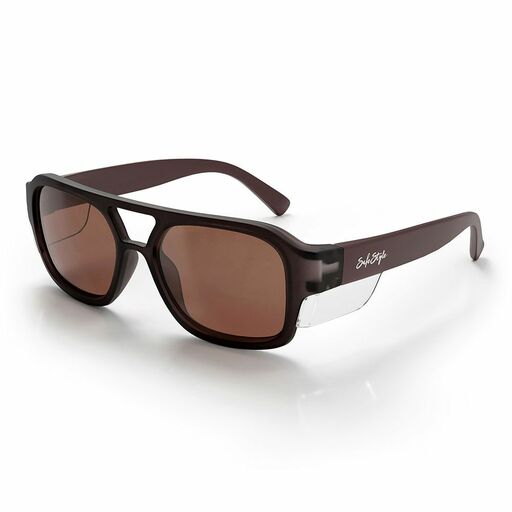SafeStyle SSK041-140400 Skylines Chocolate Frame Brown Polarised Lens
