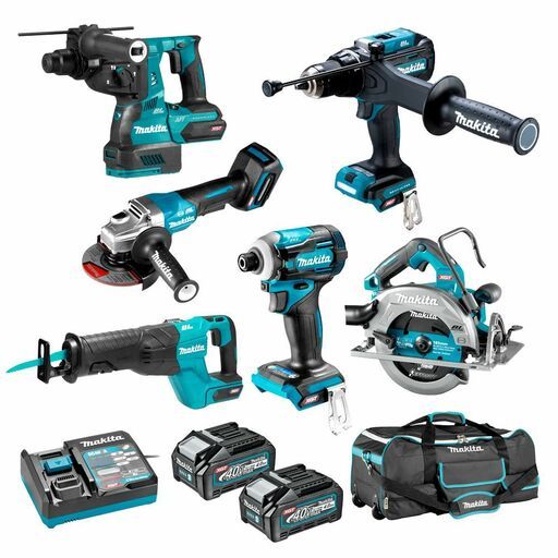Makita DK0250G601 40V MAX XGT 4.0Ah Li-ion Cordless Brushless 6pce Combo Kit – image 2