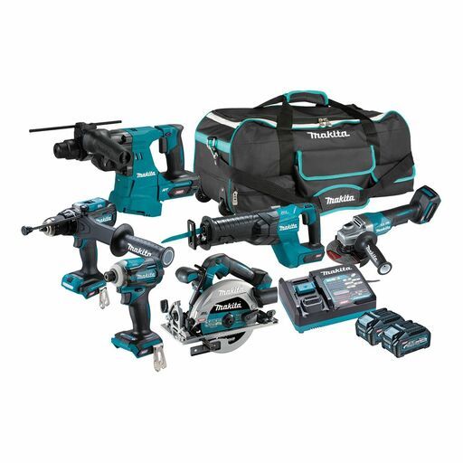 Makita DK0264G601 40V MAX XGT 4.0Ah Li-ion Cordless Brushless 6pce Combo Kit – image 2