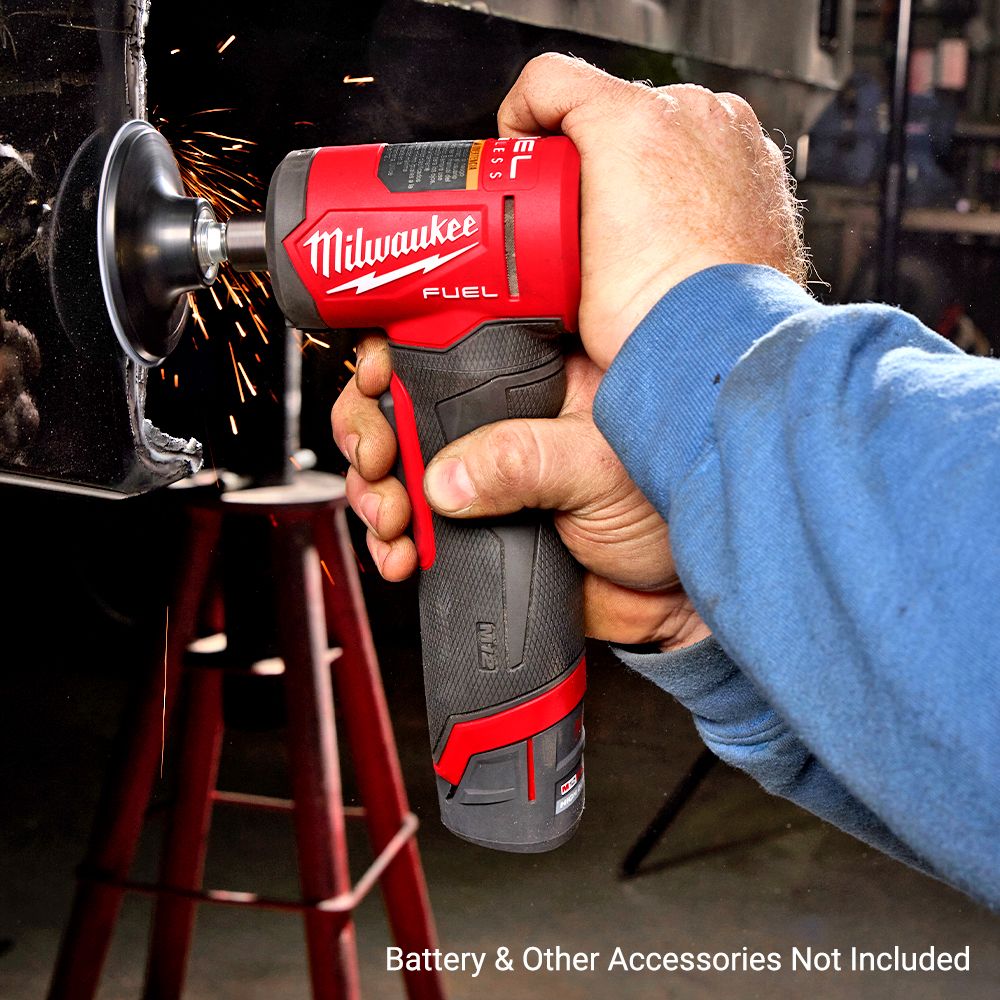 Milwaukee M12FDGA20 12V FUEL Li-ion Cordless Brushless 1/4" Right Angle Die Grinder - Skin Only – image 7