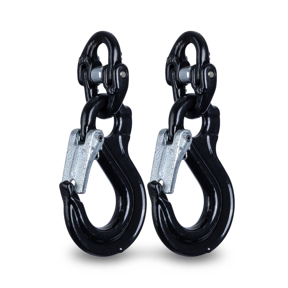 ITM TM9804-4000B 4000kg Max Towing Capacity 10mm-13mm Black Safety Chain Hook Set – image 2