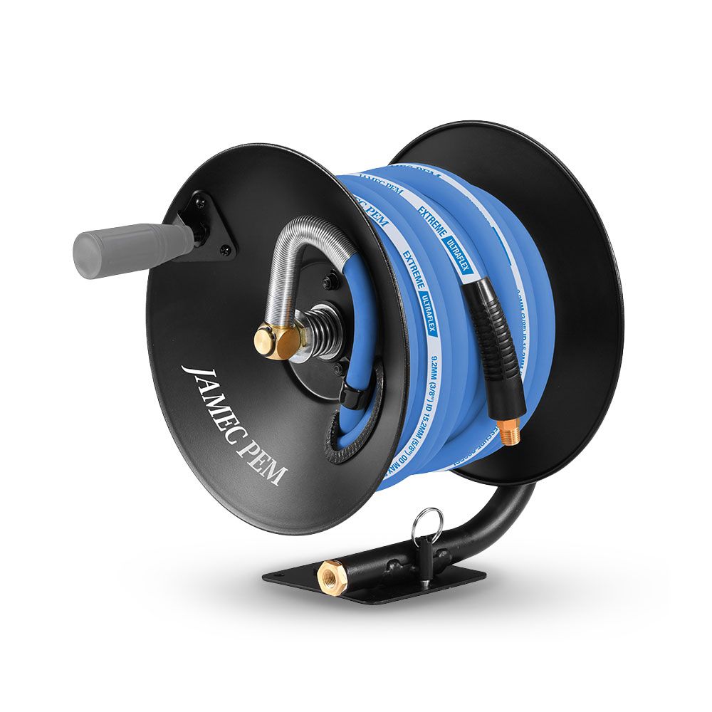 Jamec-Pem 58.6023 3/8" x 20m Extreme Ultra Flex Manual Rewind Air Reel – image 1