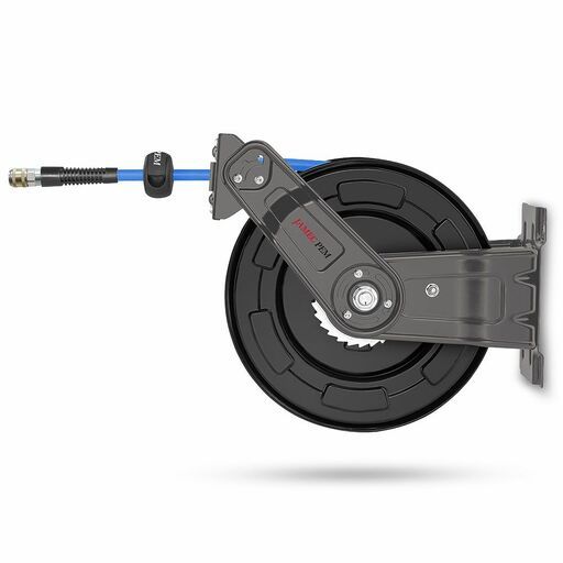 Jamec-Pem 58.6034 3/8" x 15m Extreme Ultra Flex Retract Steel Air Reel – image 3