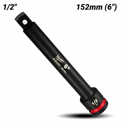 Milwaukee 49666707 SHOCKWAVE 1/2" Drive 152mm (6") Impact Socket Extension – image 2