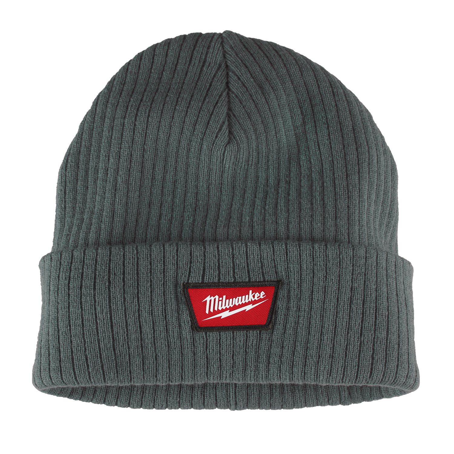 Milwaukee M750E Rib-Knit Cuffed Beanie - Green – image 2