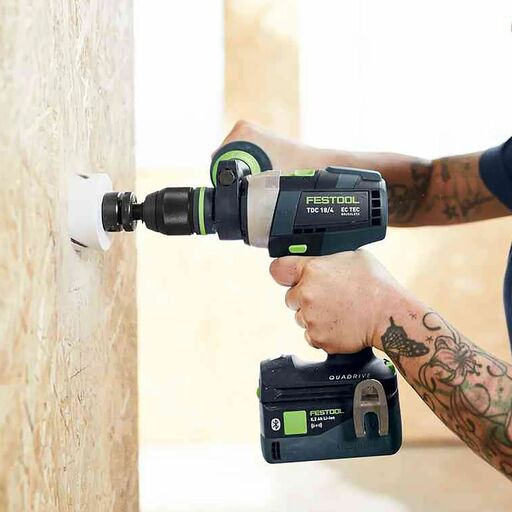 Festool TDC 18/4 5.0 I-Plus (578285) 18V TDC 5.0Ah Li-ion Cordless 4 Speed Drill Set with Systainer – image 8