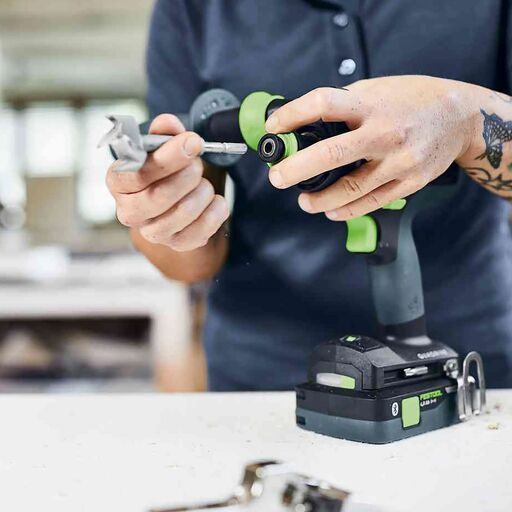 Festool TDC 18/4 5.0 I-Plus (578285) 18V TDC 5.0Ah Li-ion Cordless 4 Speed Drill Set with Systainer – image 6