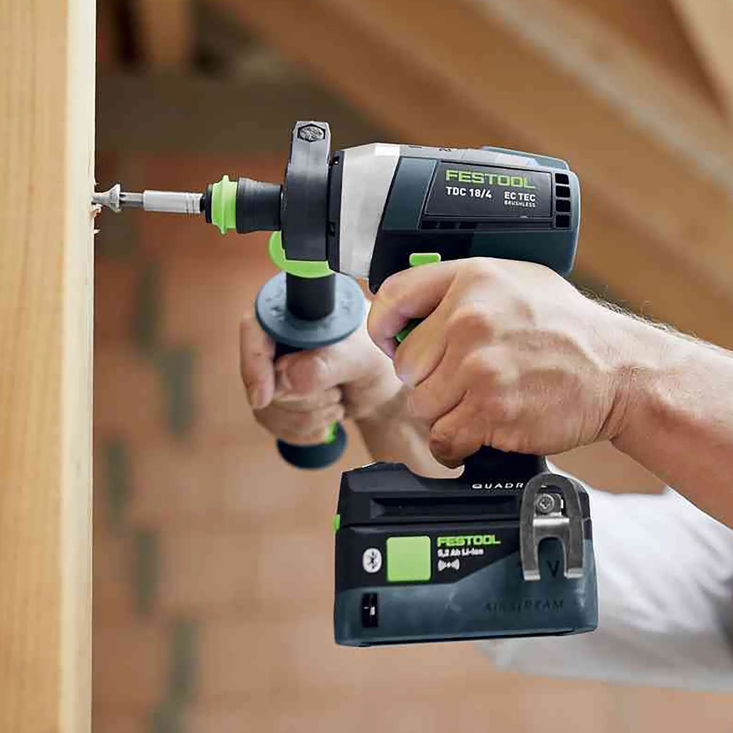 Festool TDC 18/4 5.0 I-Plus (578285) 18V TDC 5.0Ah Li-ion Cordless 4 Speed Drill Set with Systainer – image 10