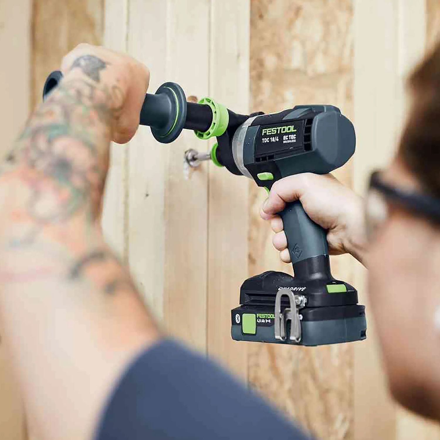 Festool TDC 18/4 5.0 I-Plus (578285) 18V TDC 5.0Ah Li-ion Cordless 4 Speed Drill Set with Systainer – image 7