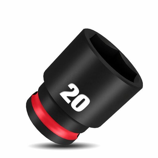 Milwaukee 49666737 SHOCKWAVE 3/8" Drive 20mm Standard 6 Point Impact Socket – image 4