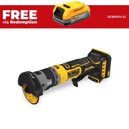 DeWalt DCG430N-XJ 18V XR Li-ion Compact Cordless Brushless 76mm Cut-off Tool - Skin Only