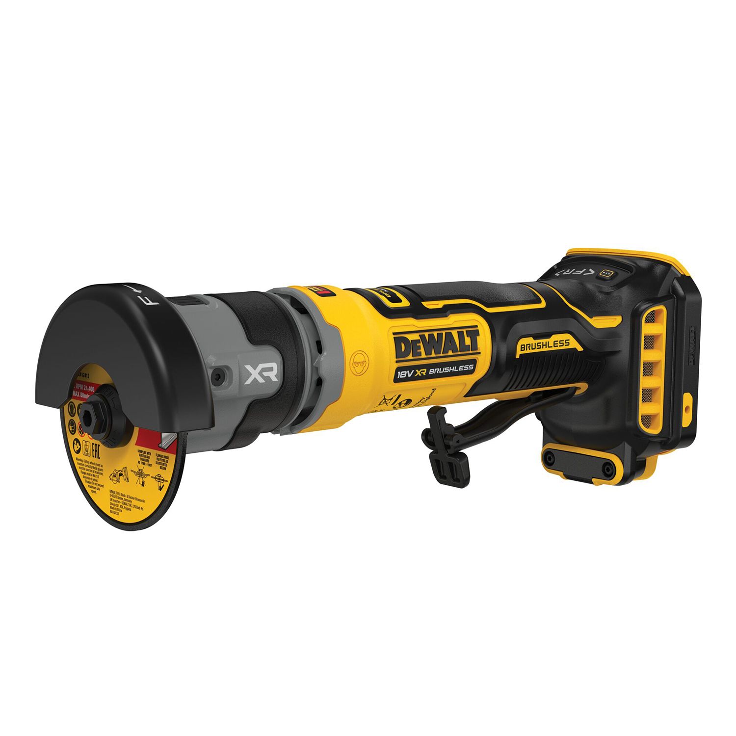 DeWalt DCG430N-XJ 18V XR Li-ion Compact Cordless Brushless 76mm Cut-off Tool - Skin Only – image 5