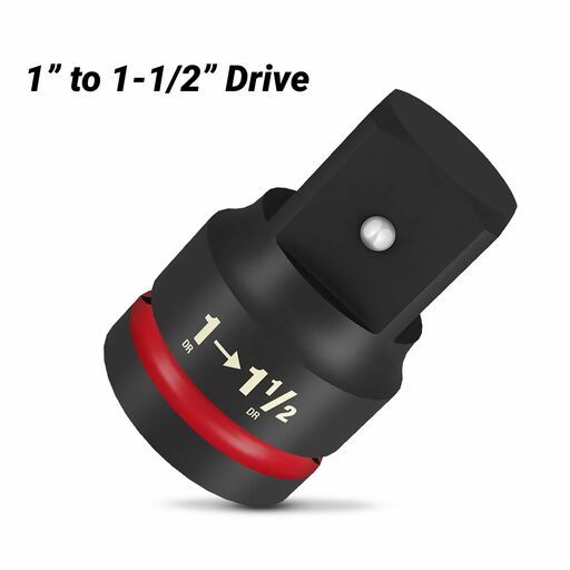 Milwaukee 49666732 SHOCKWAVE 1" Drive to 1-1/2" Drive Impact Socket Reducer – image 2