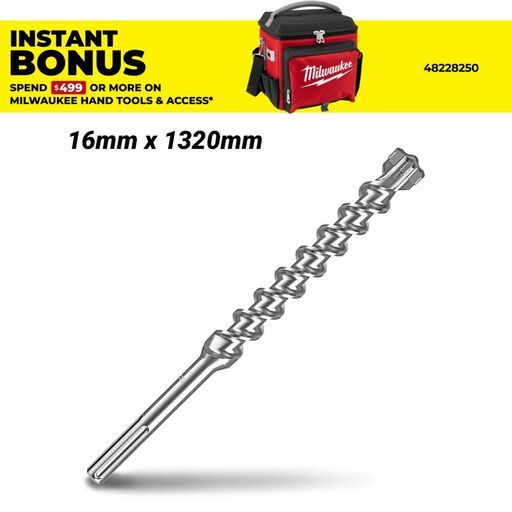 Milwaukee 4932352759 16mm x 1320mm SDS Max 4-Cut Drill Bit