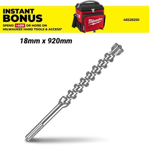 Milwaukee 4932352762 18mm x 920mm SDS Max 4-Cut Drill Bit