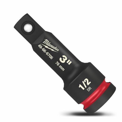 Milwaukee 49666706 SHOCKWAVE 1/2" Drive 76mm (3") Impact Socket Extension – image 4