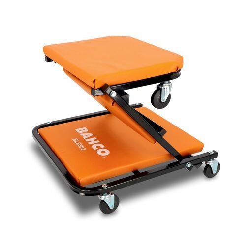 Bahco BLE302 136kg 360º Swivel Low Profile 2-in-1 Creeper & Stool Combo