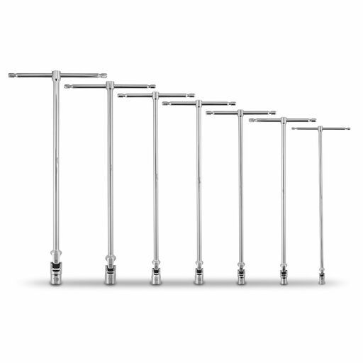 Milwaukee 4932492674 7pce T-Bar Handle with Swivel Socket Hex Metric Set – image 4