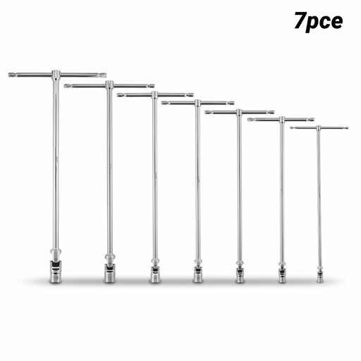 Milwaukee 4932492674 7pce T-Bar Handle with Swivel Socket Hex Metric Set – image 2