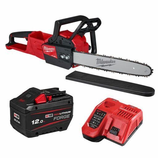 Milwaukee M18FCHS121FB 18V 12.0Ah REDLITHIUM FORGE Cordless Fuel 406mm (16") Chainsaw Combo Kit – image 2