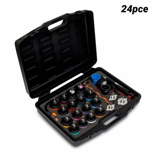 Bahco BE400P24 24pce Cooling System Pressure Tester Set