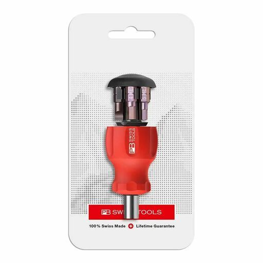 PB SWISS TOOLS PB8453.V01CN Insider Stubby Pocket Tool with Integrated Bit Magazine & 6 Precision Bits – image 4