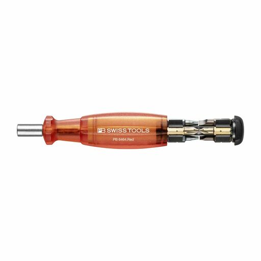 PB SWISS TOOLS PB6464.REDCBB Insider Pocket Tool with Integrated Bit Magazine & 8 Bits – image 4