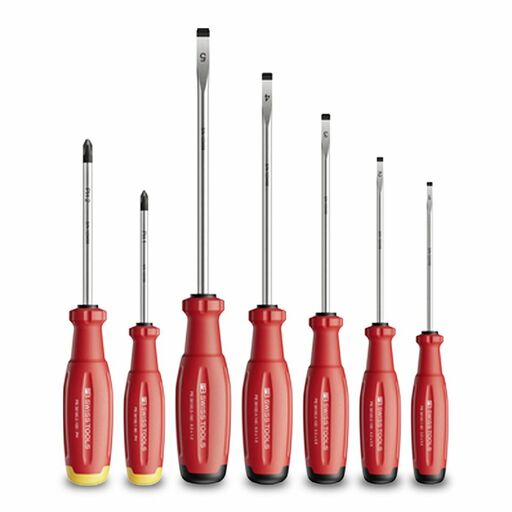 PB SWISS TOOLS PB38252.CBB 7pce SwissGrip Evo Slotted & Phillips Screwdriver Set – image 2