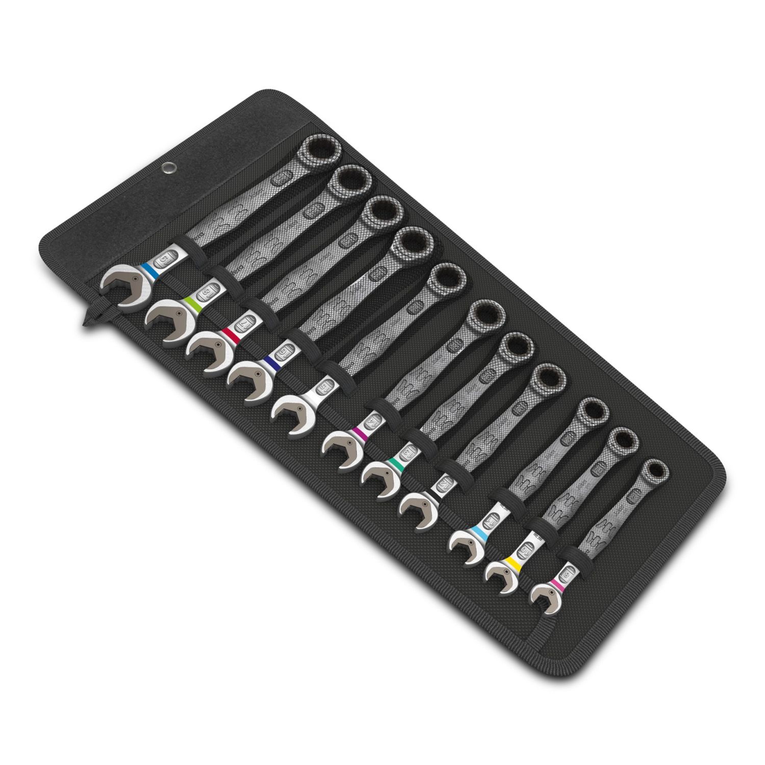 Joker 4-Piece Ratcheting Combination Wrench Set – SB Series With 80-Tooth Fine Ratchet & Open-End Hold Function