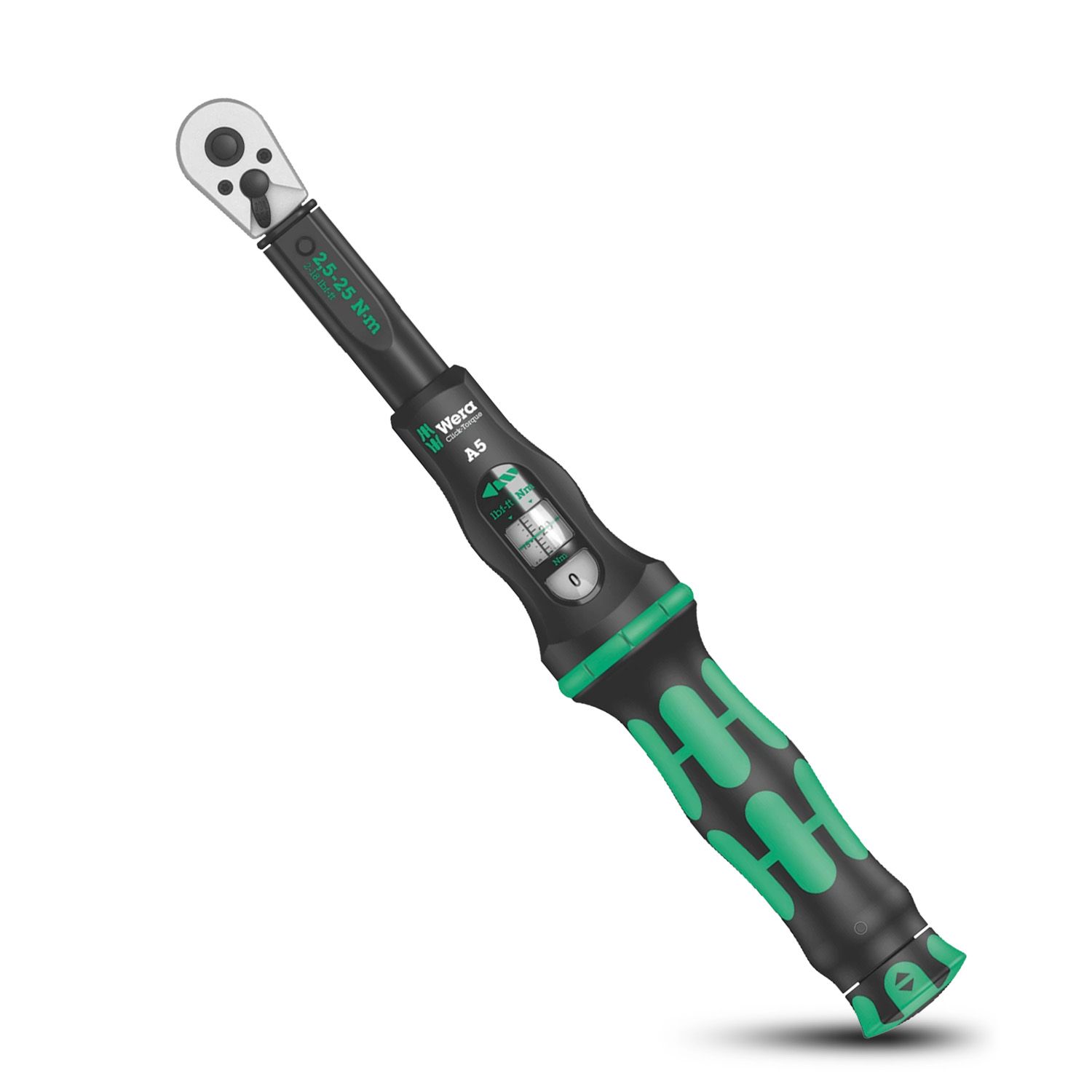 Wera WER075604 1/4" Drive 2.5-25Nm Click-Torque Reversible Ratchet Torque Wrench – image 2