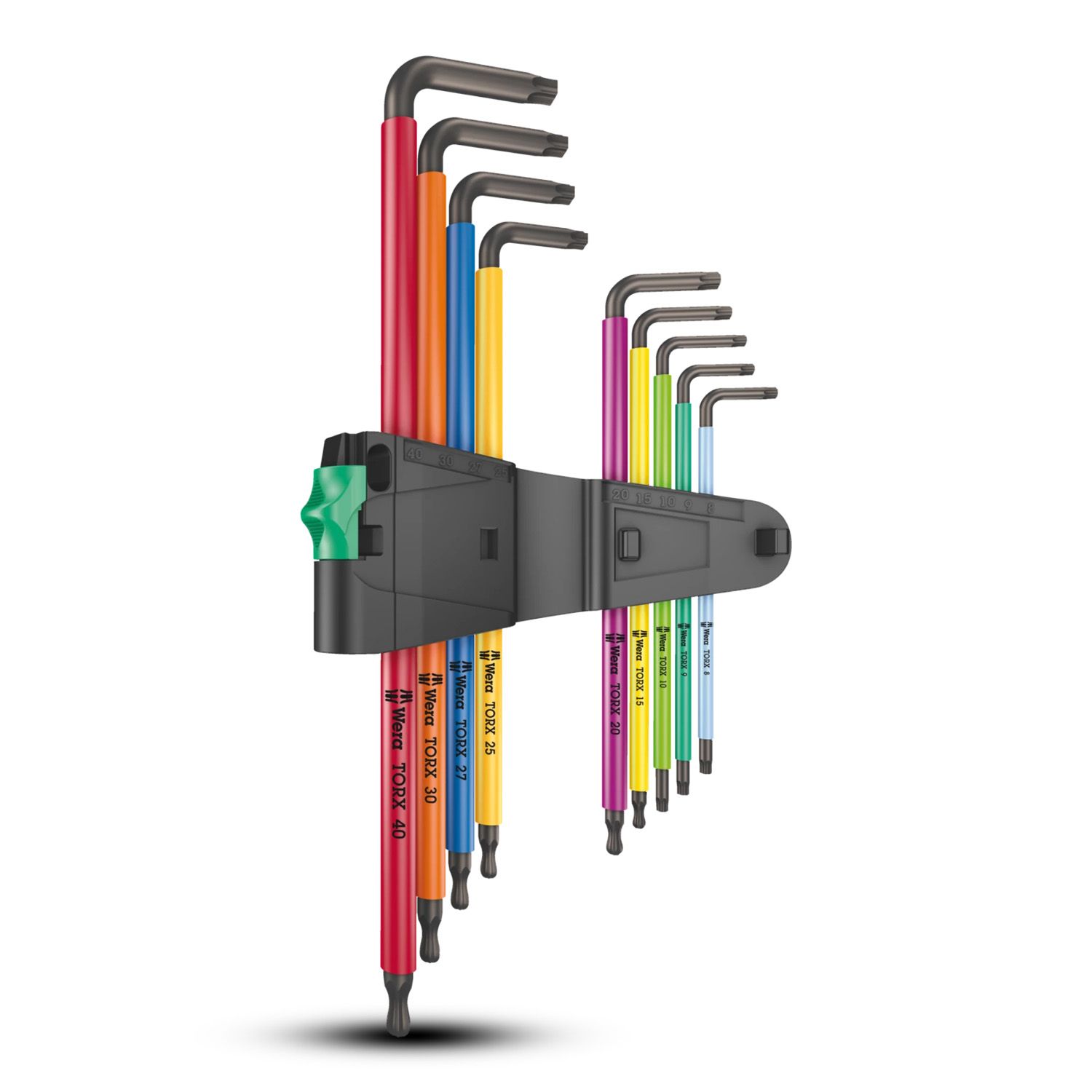 Wera WER024480 9pce 967/9 Torx Multicolour Long L-Key Set – image 2