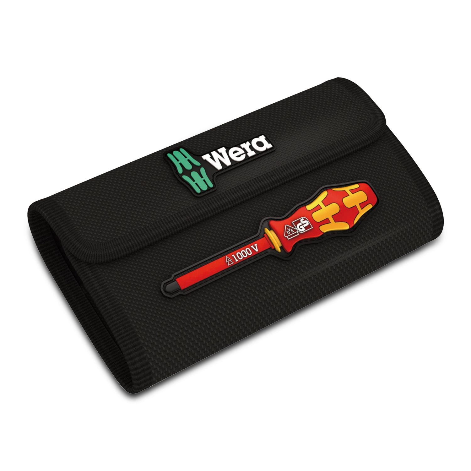 Wera WER006608 16pce Kraftform Kompakt VDE Extra Slim Screwdriver Set in Universal Wallet – image 3
