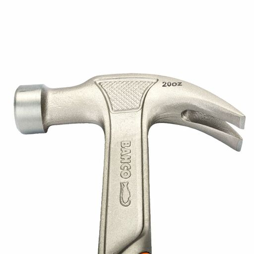 Bahco 529-20-L-2448 20oz Claw Hammer with Rubber Grip + Wrecking Knife – image 5