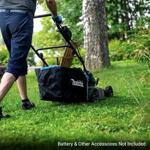 Makita DLM466PT2 36V (18V x 2) 5.0Ah Li-ion Cordless Brushless 460mm (18") Lawn Mower Combo Kit – image 10