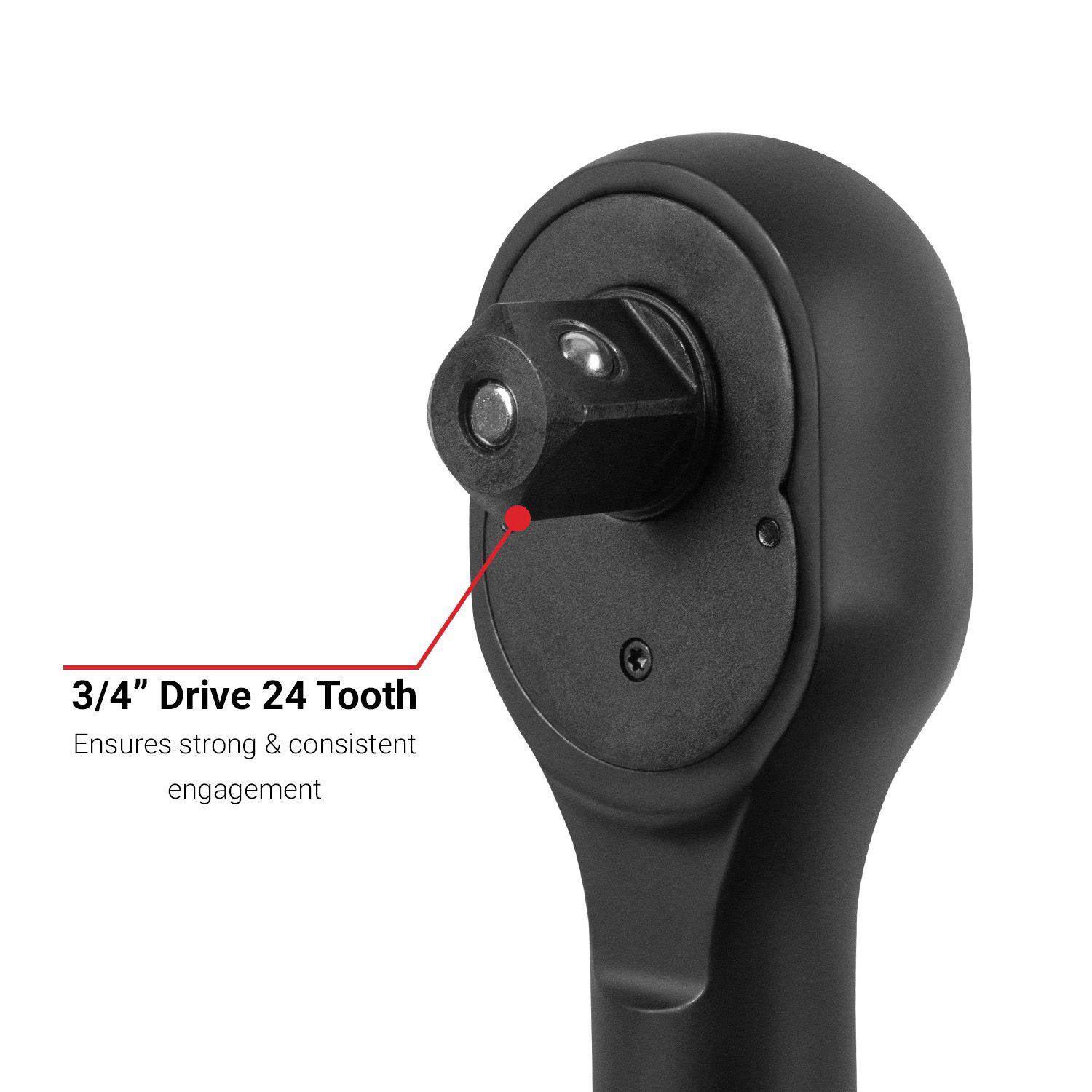 Daytona D34RH1010 1010mm 3/4" Drive 24T Heavy Duty Ratchet Handle with Quick Release – image 4