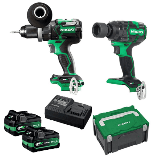 HiKOKI KC36DPL3(HRZ) 36V 2.5Ah / 5.0Ah Li-ion MultiVolt Cordless Brushless 2pce Combo Kit – image 2