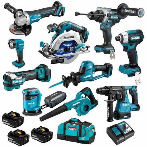 Makita DLX1067TX1 18V 5.0Ah Li-ion Cordless Brushless 10pce Combo Kit – image 2