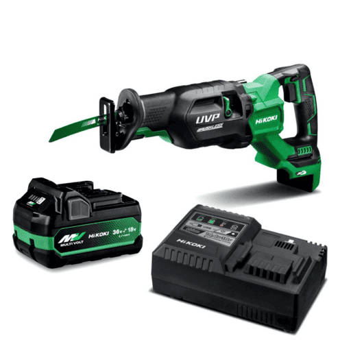 HiKOKI CR36DA(VP) 36V 5.0Ah/2.5.Ah Li-ion Cordless Brushless MultiVolt Reciprocating Saw Value Pack Combo Kit – image 4
