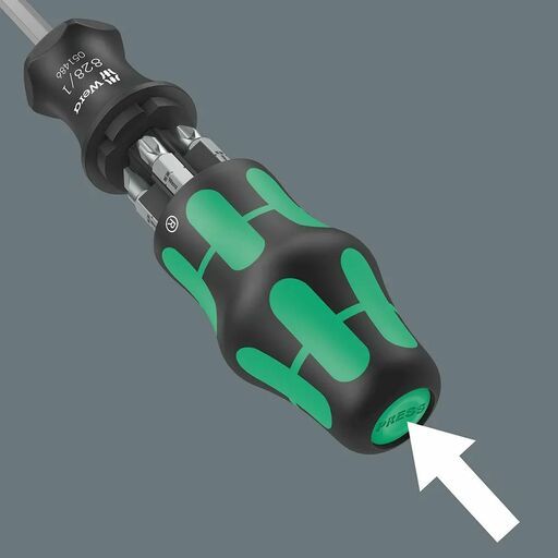 Wera WER051511 7pce Kraftform Kompakt 27 Set 2 Bit Holding Screwdriver with Magazine – image 2