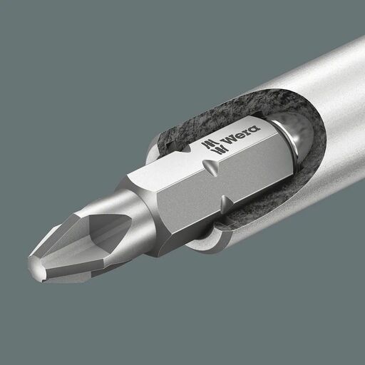 Wera WER051511 7pce Kraftform Kompakt 27 Set 2 Bit Holding Screwdriver with Magazine – image 5