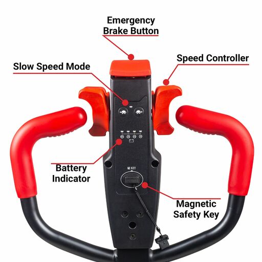 Climbrite CEPL5502T 2000kg 550mm Width Heavy Duty Electric Pallet Jack – image 4
