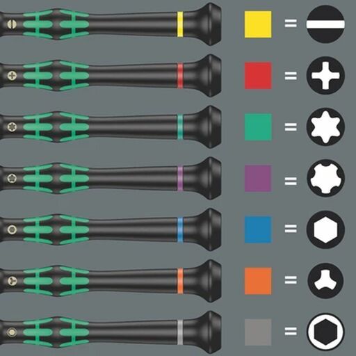Wera WER073675 12pce Kraftform Micro Set Screwdriver Set For Electronic Applications – image 4