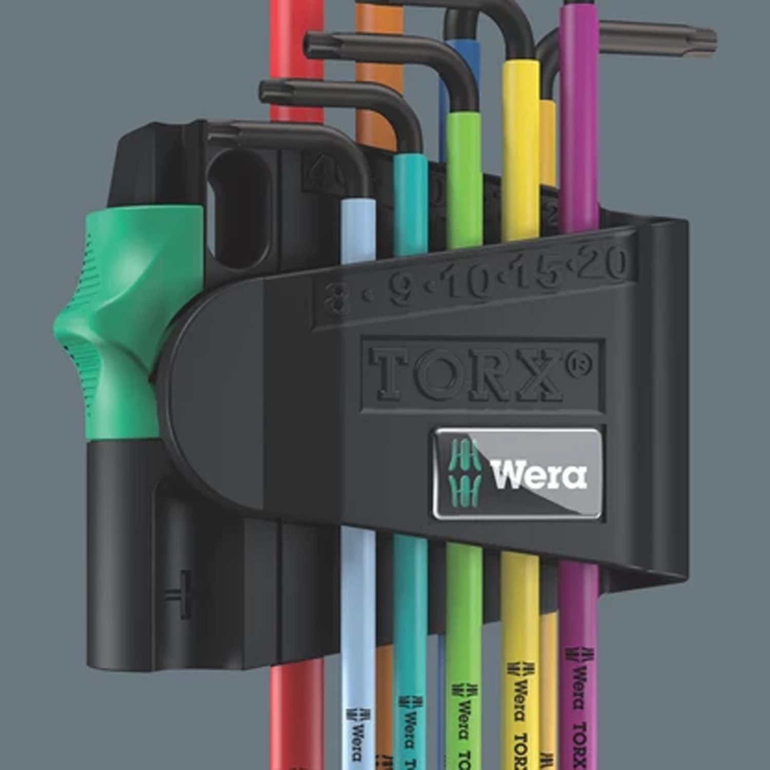 Wera WER073599 9pce 967/9 Multicolour Ball End Torx & Security Torx L-Key Set – image 5