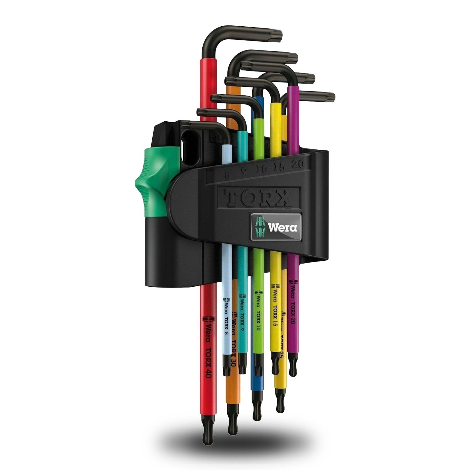 Wera WER073599 9pce 967/9 Multicolour Ball End Torx & Security Torx L-Key Set – image 2