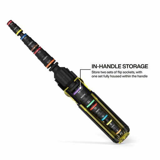Klein A-32914HD 14-in-1 Impact Rated Flip Socket Set – image 4